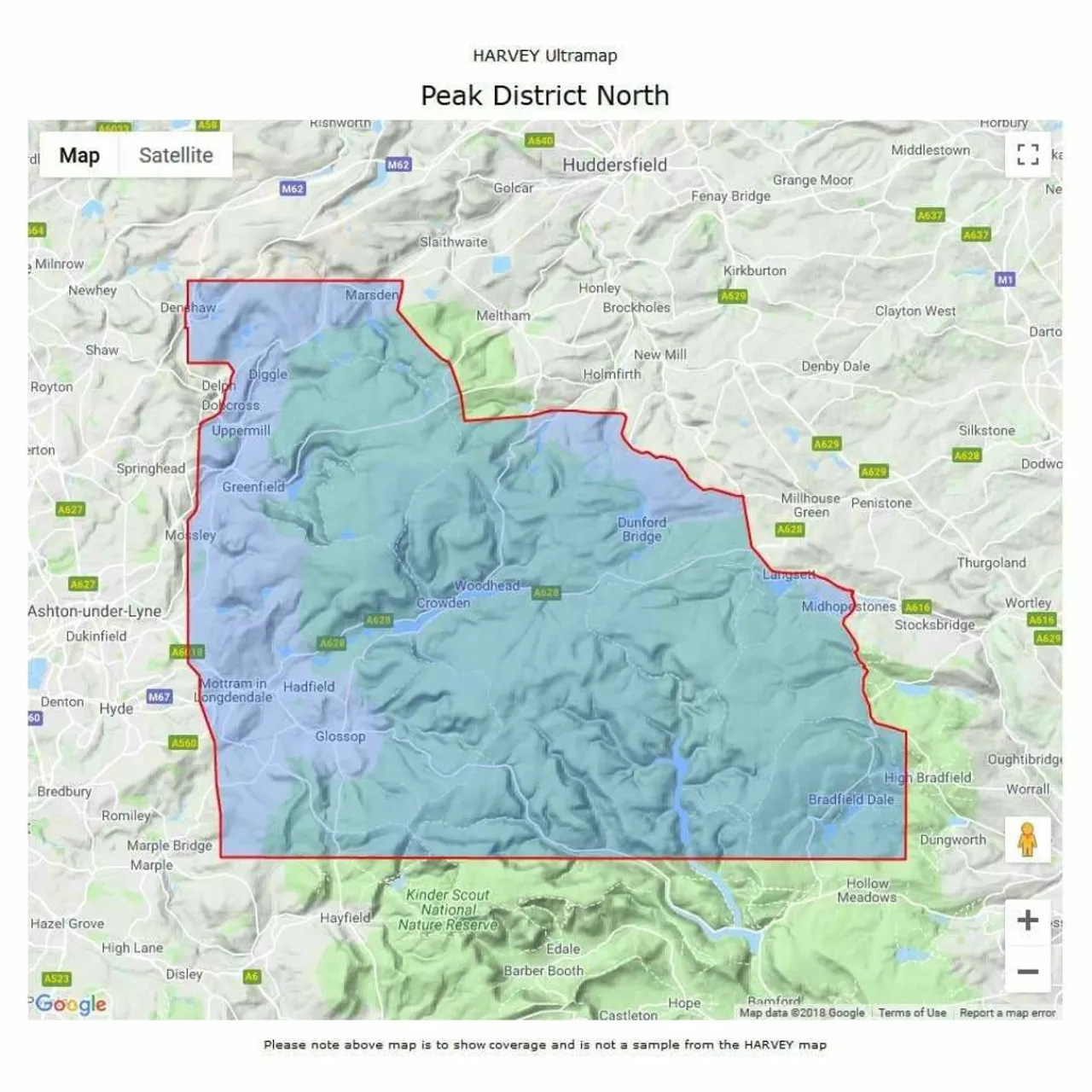 Best UltraMap XT40 - Peak District North Maps, Guides & Compasses