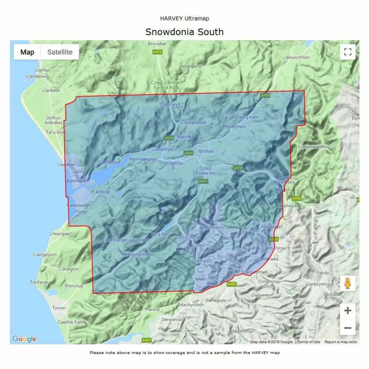 Hot UltraMap XT40 - Snowdonia South Maps, Guides & Compasses