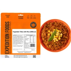 Outlet Vegetable Tikka with Rice (High Energy Serving) Main Meals