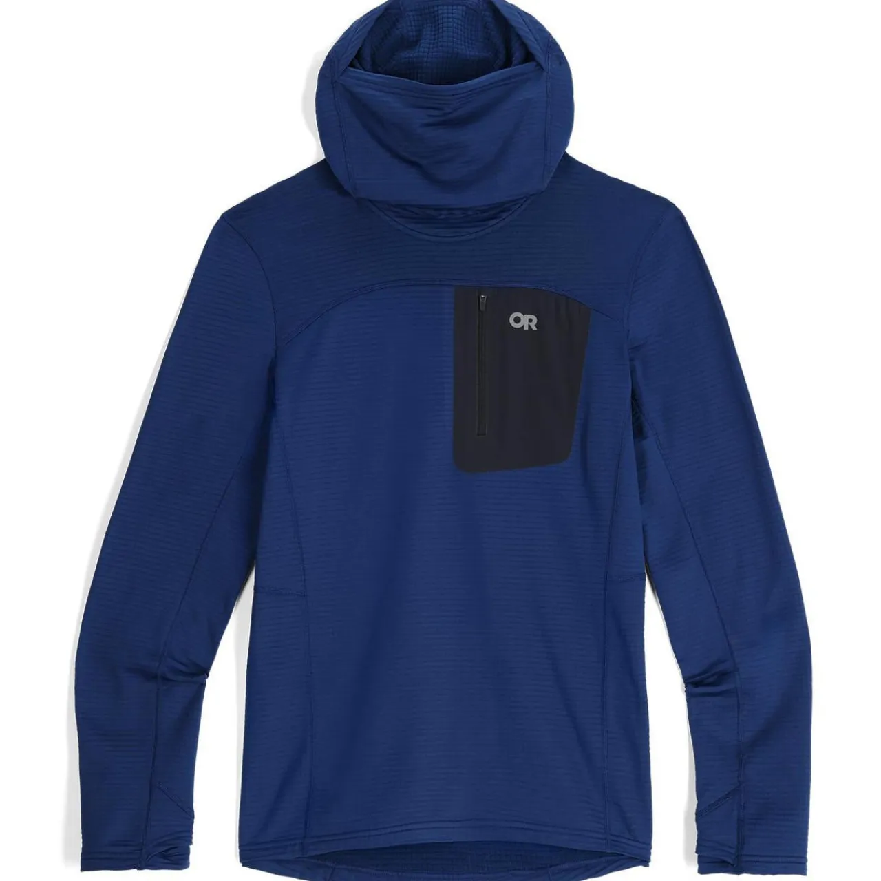 Clearance Vigor Grid Fleece Pullover Hoodie - Past Season Colours Fleece Pull-Ons