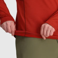 Clearance Vigor Grid Fleece Pullover Hoodie - Past Season Colours Fleece Pull-Ons