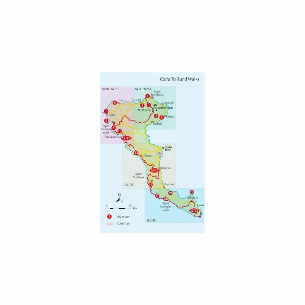 Outlet Walking and Trekking on Corfu Maps, Guides & Compasses