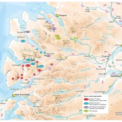 Outlet Walking in Torridon, Fisherfield, Fannichs and An Teallach Maps, Guides & Compasses