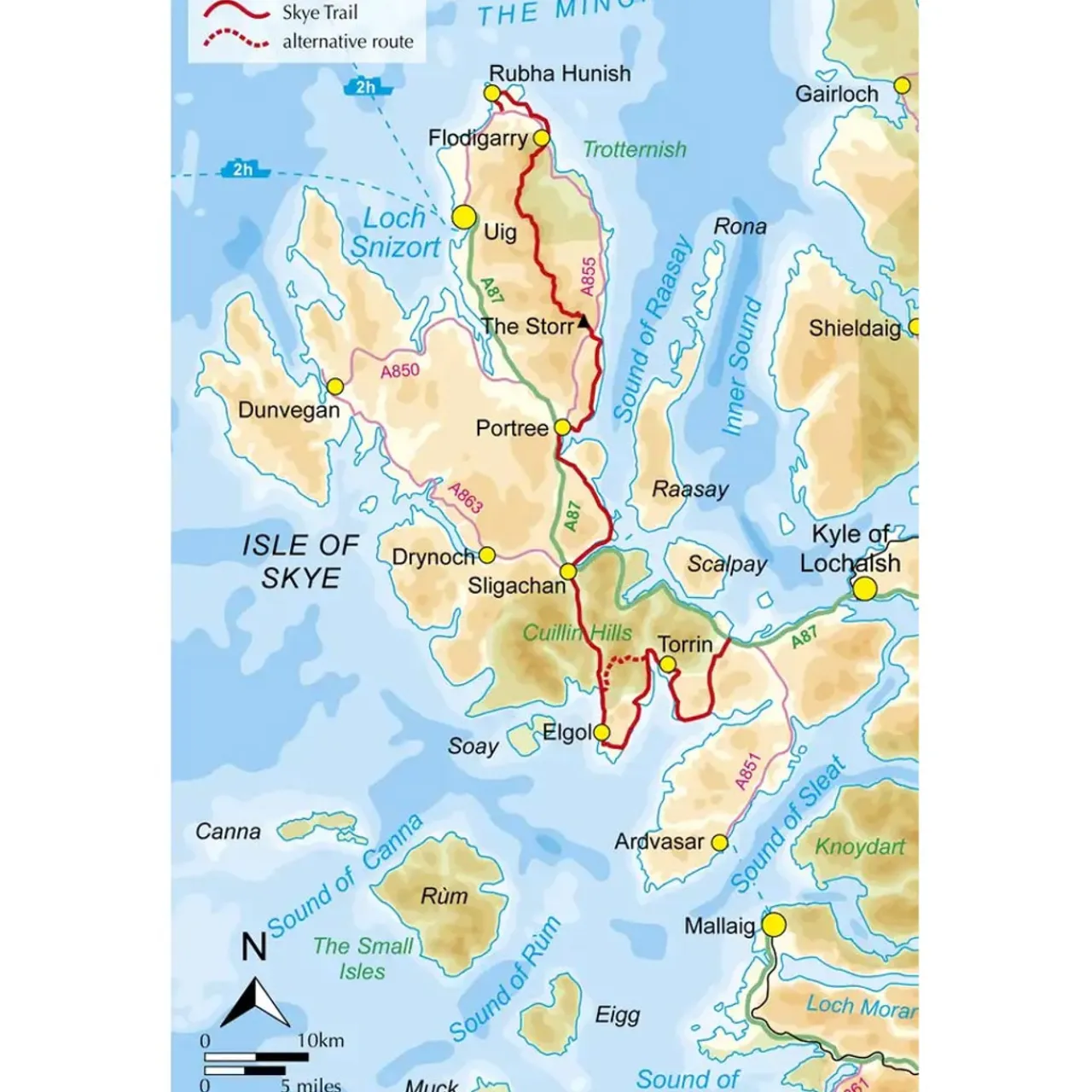 Online Walking the Skye Trail Maps, Guides & Compasses
