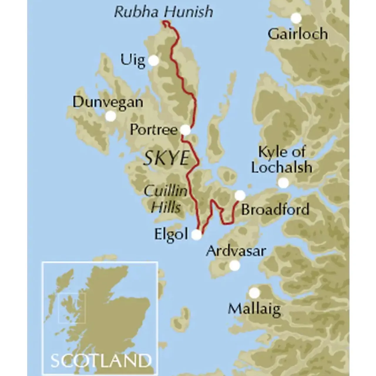 Online Walking the Skye Trail Maps, Guides & Compasses