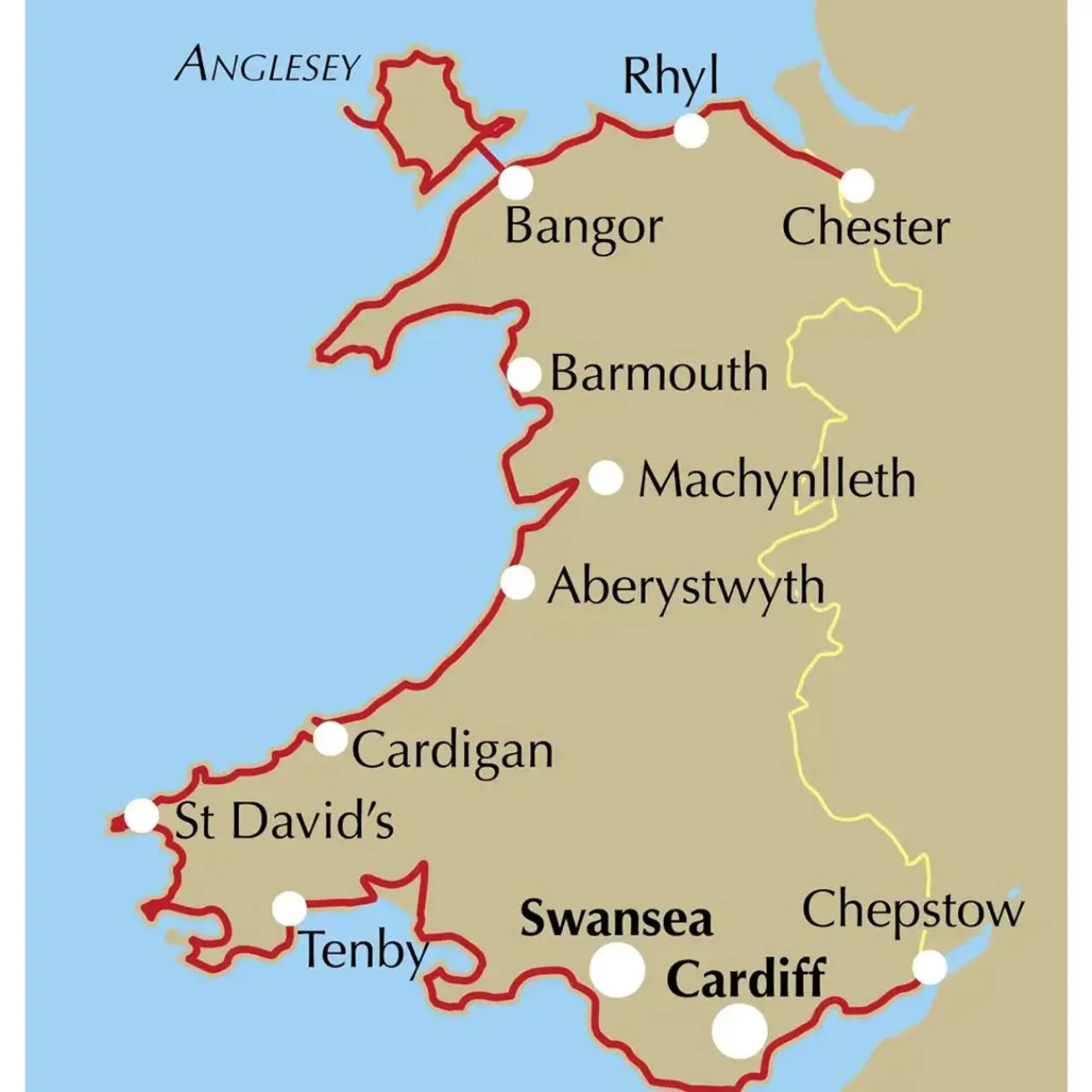 Sale Walking the Wales Coast Path Maps, Guides & Compasses