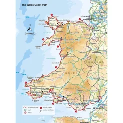 Sale Walking the Wales Coast Path Maps, Guides & Compasses