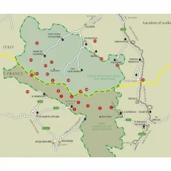 Sale Walks and Treks in the Maritime Alps Maps, Guides & Compasses