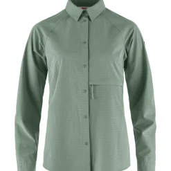 Clearance Womens Abisko Trekking Shirt Women Long Sleeved Trekking Shirts