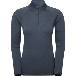 Outlet Womens Dart Zip Neck Women Baselayer - Long Sleeves