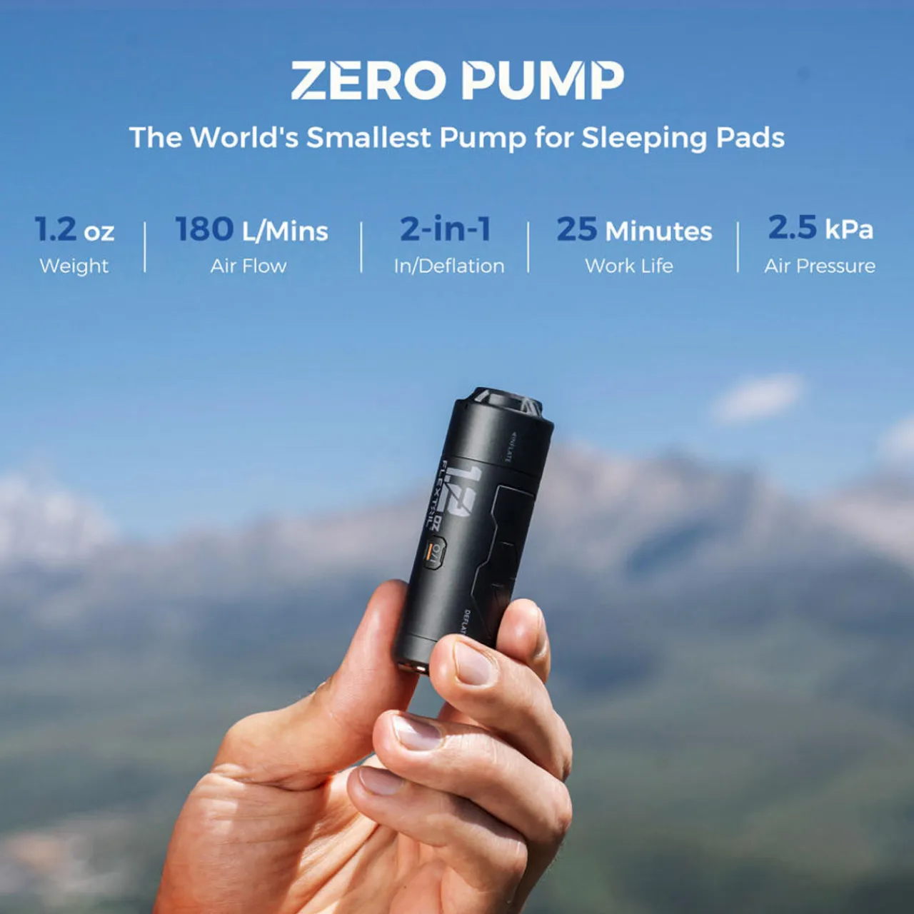 Hot Zero Pump with Battery Sleeping Mat Accessories